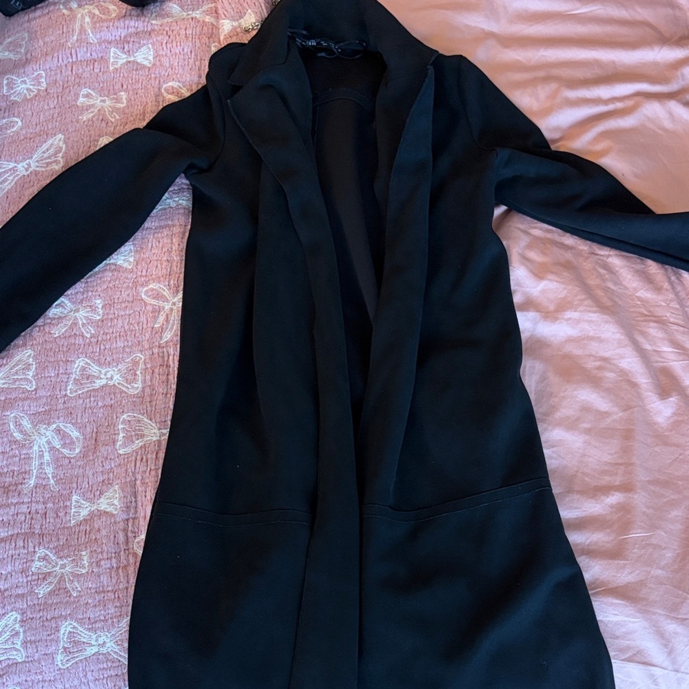 Zara Black Trench Coat for Women